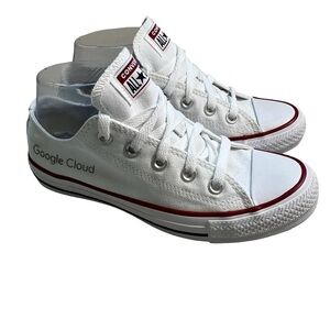 Converse All Star Google Cloud  White Size Women’s 6 Low Top Sneakers